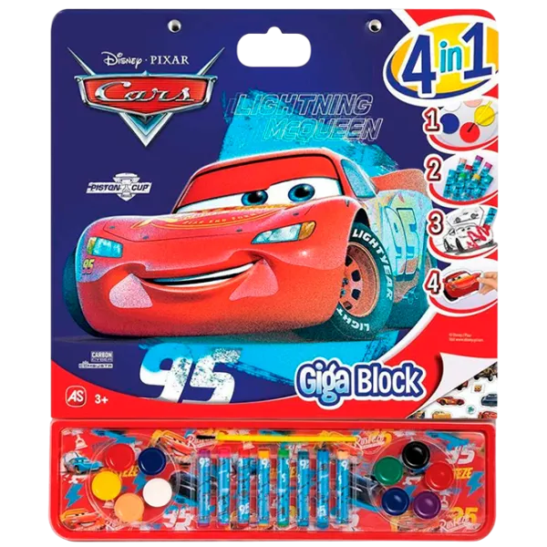 Set de creație As Kids Giga Block Cars 1023-62738 3+/ Multicolor Multicolor photo 1 Set de creație As Kids Giga Block Cars 1023-62738 3+/ Multicolor Multicolor photo 1