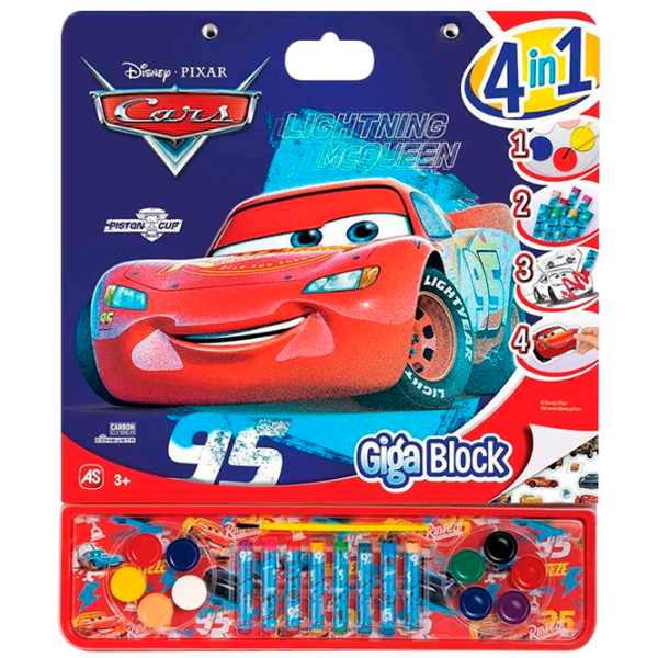 Set de creație As Kids Giga Block Cars 1023-62738 3+/ Multicolor Multicolor photo 1 Set de creație As Kids Giga Block Cars 1023-62738 3+/ Multicolor Multicolor photo 1