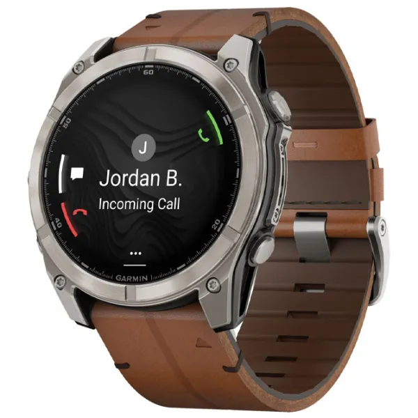Умные часы Garmin Fenix 8 1.4"/ 51 мм/ Титан - Каштан/ 010-02905-40 photo 2