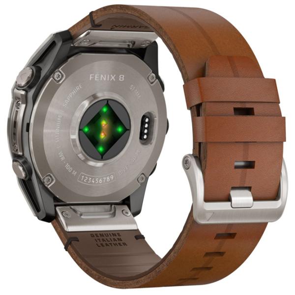 Умные часы Garmin Fenix 8 1.4"/ 51 мм/ Титан - Каштан/ 010-02905-40 photo 6