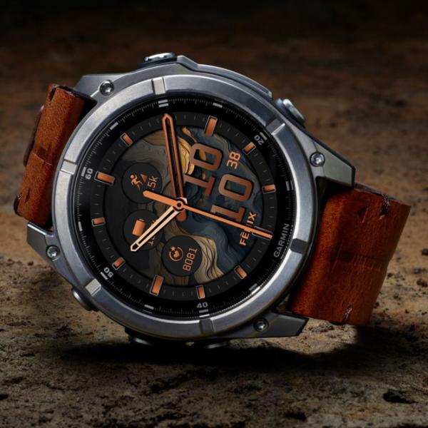 Умные часы Garmin Fenix 8 1.4"/ 51 мм/ Титан - Каштан/ 010-02905-40 photo 8