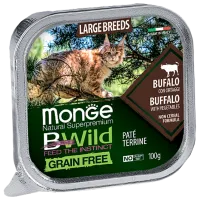 Корм для кошек влажный Monge Bwild M01285 0.1 кг / Телятина, овощи