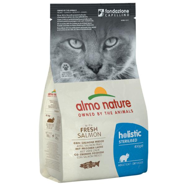 Корм для кошек сухой Almo Nature fresh Salmon 661 0.4 кг/ Лосось photo 1 Корм для кошек сухой Almo Nature fresh Salmon 661 0.4 кг/ Лосось photo 1