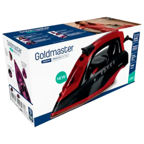 Fier de călcat GoldMaster GM 7633 K Clasic / 2400 W / Red photo 2