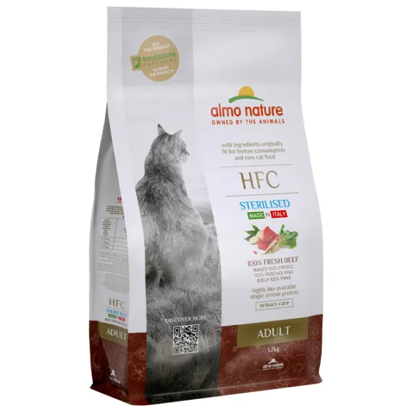 Корм для кошек сухой Almo Nature HFC 9112 0.3 кг/ Говядина photo 1 Корм для кошек сухой Almo Nature HFC 9112 0.3 кг/ Говядина photo 1