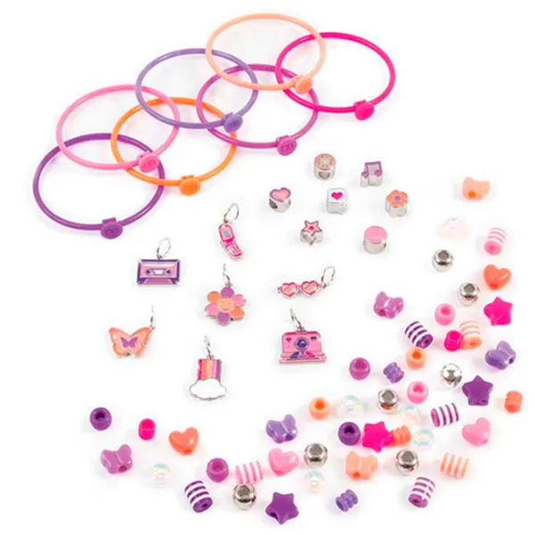 Set de creație Make It Real Bringing Creativity to Life Fashion Beaded Bangle Bracelets 1329M 8+/ Multicolor Multicolor photo 2 Set de creație Make It Real Bringing Creativity to Life Fashion Beaded Bangle Bracelets 1329M 8+/ Multicolor Multicolor photo 2