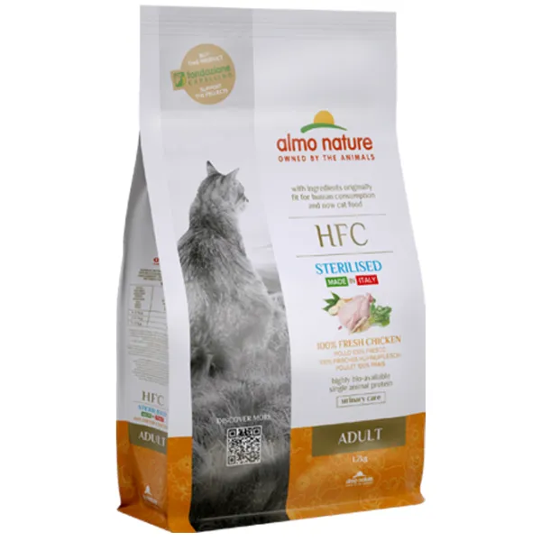 Корм для кошек сухой Almo Nature HFC 9163 1.2 кг/ Курица photo 1 Корм для кошек сухой Almo Nature HFC 9163 1.2 кг/ Курица photo 1