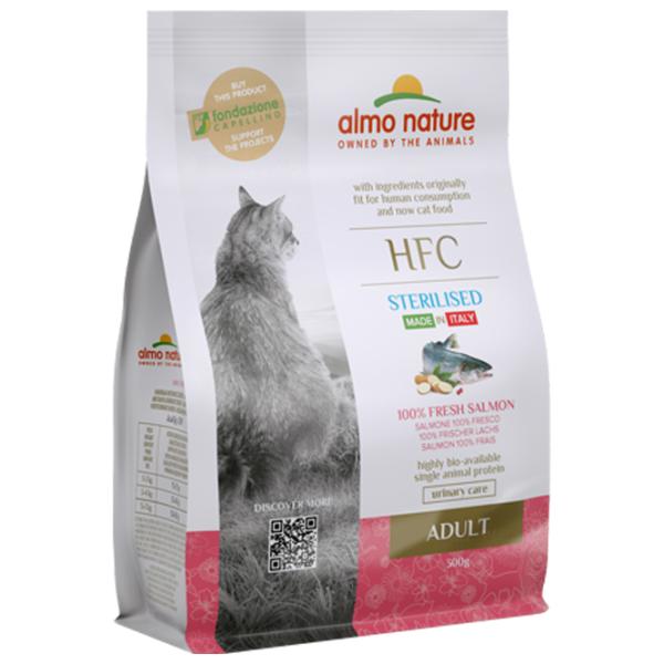 Корм для кошек сухой Almo Nature HFC 9111 0.3 кг/ Лосось photo 1 Корм для кошек сухой Almo Nature HFC 9111 0.3 кг/ Лосось photo 1