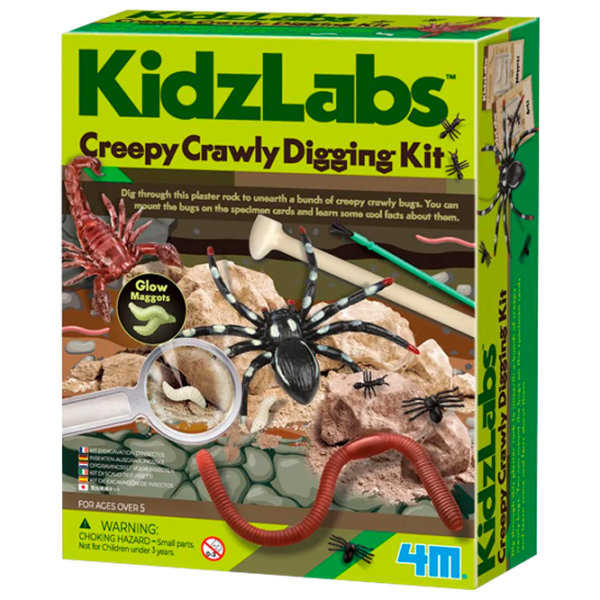 Set de creație 4M KidzLabs Creepy Crawly Digging Kit 00-03397 5+/ Multicolor Multicolor photo 1