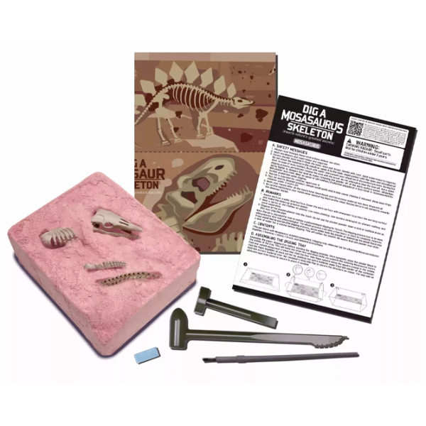 Set de creație 4M Mosasaurus Dig a Mosasaurus skeleton 00-03457 8+/ Multicolor Multicolor photo 4
