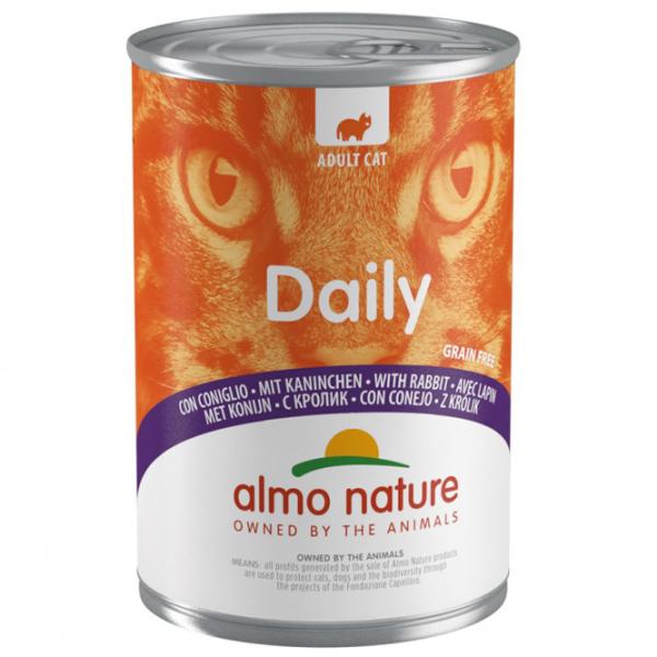 Корм для кошек влажный Almo Nature Daily 160 0.4 кг/ Кролик photo 1 Корм для кошек влажный Almo Nature Daily 160 0.4 кг/ Кролик photo 1