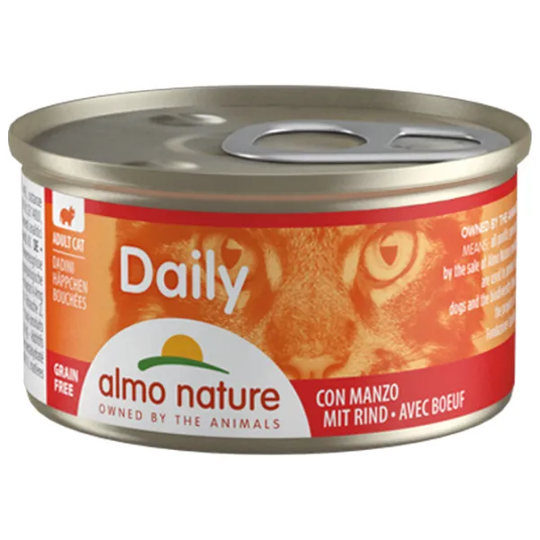 Корм для кошек влажный Almo Nature Daily 159 0.085 г/ Говядина photo 1 Корм для кошек влажный Almo Nature Daily 159 0.085 г/ Говядина photo 1