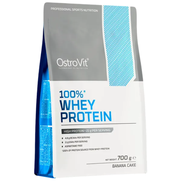 Протеин OstroVit 100% WHEY PROTEIN 700 г (5903933910826) порошок/ Банан photo 1