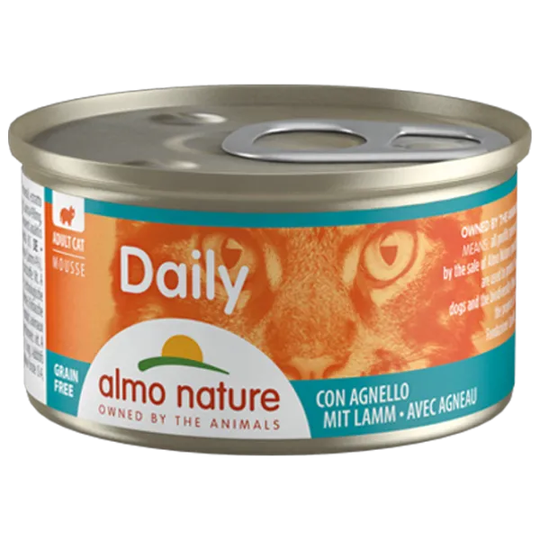 Корм для кошек влажный Almo Nature Daily 155 0.085 г/ Ягненок photo 1 Корм для кошек влажный Almo Nature Daily 155 0.085 г/ Ягненок photo 1