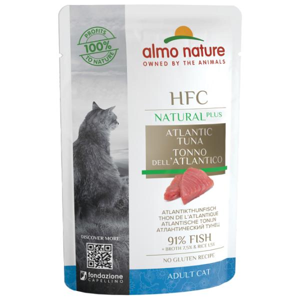 Корм для кошек влажный Almo Nature Natural Plus 4701 0.055 кг/ Тунец photo 1 Корм для кошек влажный Almo Nature Natural Plus 4701 0.055 кг/ Тунец photo 1