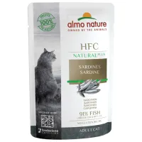 Hrană pentru pisici umedă Almo Nature Natural Plus 4705 0.055 kg/ Sardine