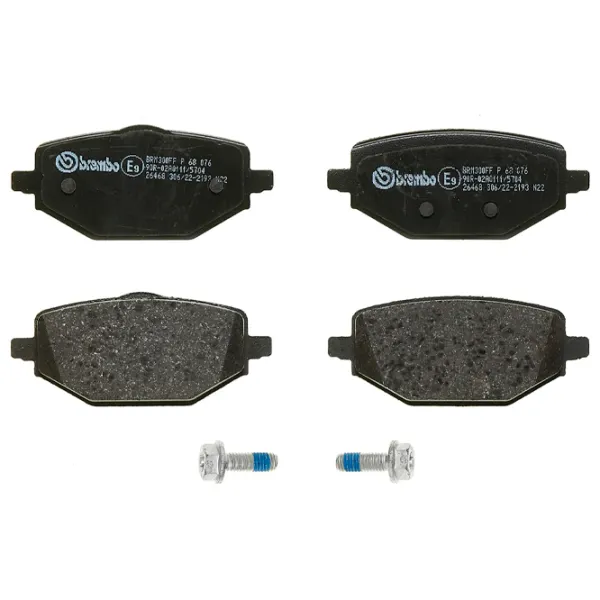 Тормозные колодки Brembo P 68 076 Задние photo 1