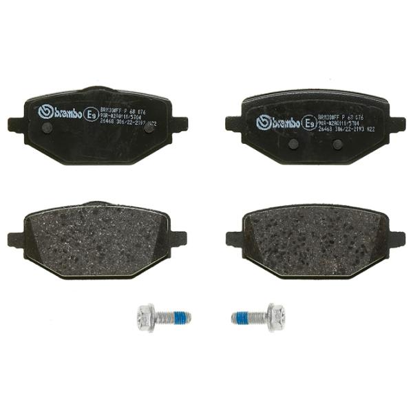 Тормозные колодки Brembo P 68 076 Задние photo 1