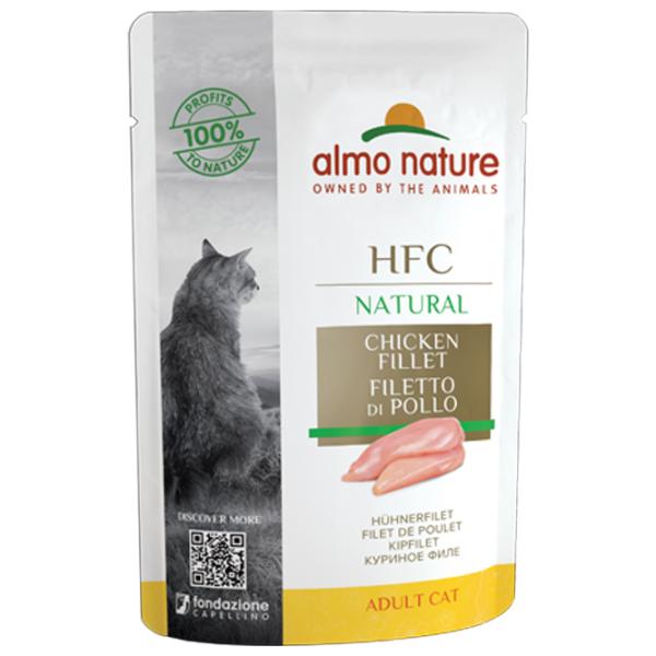 Hrană pentru pisici umedă Almo Nature Natural 5800 0.055 kg/ Găină photo 1 Hrană pentru pisici umedă Almo Nature Natural 5800 0.055 kg/ Găină photo 1