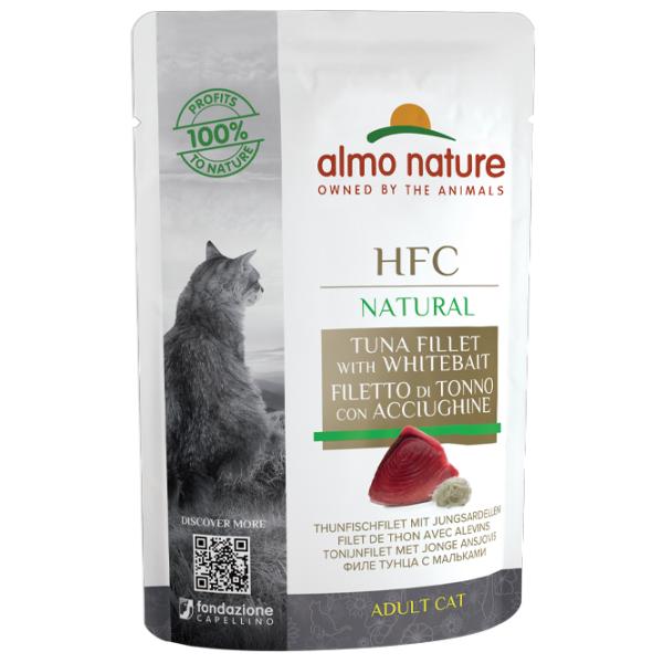 Корм для кошек влажный Almo Nature Natural 5806 0.055 кг/ Тунец, белорыбица photo 1 Корм для кошек влажный Almo Nature Natural 5806 0.055 кг/ Тунец, белорыбица photo 1