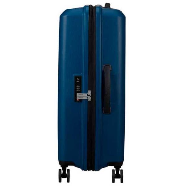 Valiză American Tourister Aerostep Spinner Expandable 66l/ Black Navy photo 2 Valiză American Tourister Aerostep Spinner Expandable 66l/ Black Navy photo 2