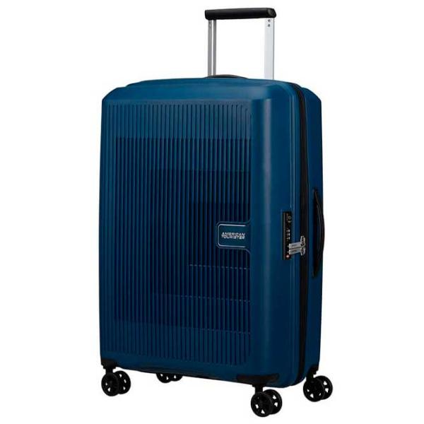 Valiză American Tourister Aerostep Spinner Expandable 66l/ Black Navy photo 4 Valiză American Tourister Aerostep Spinner Expandable 66l/ Black Navy photo 4