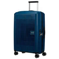 Valiză American Tourister Aerostep Spinner Expandable 66l/ Black Navy photo 4