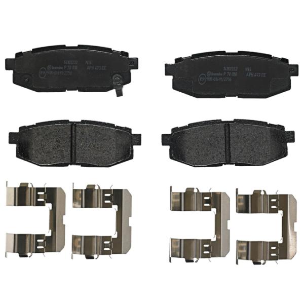 Тормозные колодки Brembo P 79 018 Задние photo 1