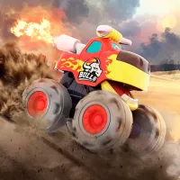 Mașină Hola Toys Monster Trucks Angry Bull 3151A Red photo 5
