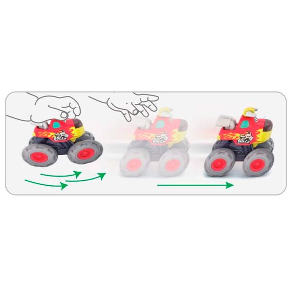 Mașină Hola Toys Monster Trucks Angry Bull 3151A Red photo 6