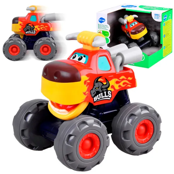 Mașină Hola Toys Monster Trucks Angry Bull 3151A Red photo 8