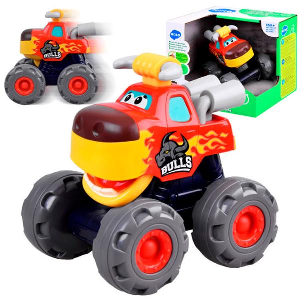 Mașină Hola Toys Monster Trucks Angry Bull 3151A Red photo 8
