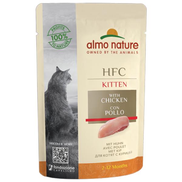 Корм для кошек влажный Almo Nature HFC Complete 5840 0.055 кг/ Курица photo 1