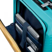 Чемодан American Tourister Airconic Spinner 34л/ Lime Green Синий photo 2