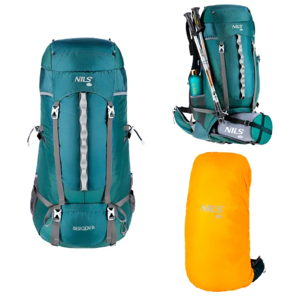 Rucsac pentru turism Nils NC1949 Pentru trekking/ 65 l photo 2 Rucsac pentru turism Nils NC1949 Pentru trekking/ 65 l photo 2