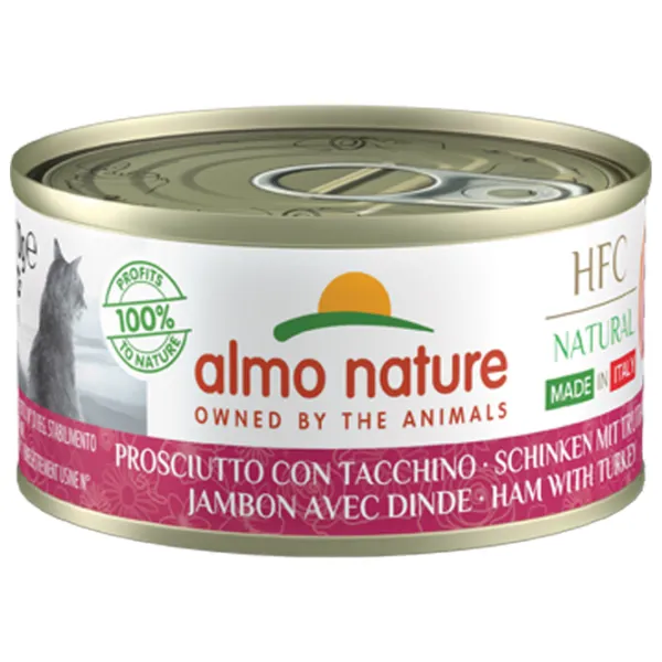 Корм для кошек влажный Almo Nature HFC 5472H 0.07 кг/ Ветчина, индейка photo 1 Корм для кошек влажный Almo Nature HFC 5472H 0.07 кг/ Ветчина, индейка photo 1