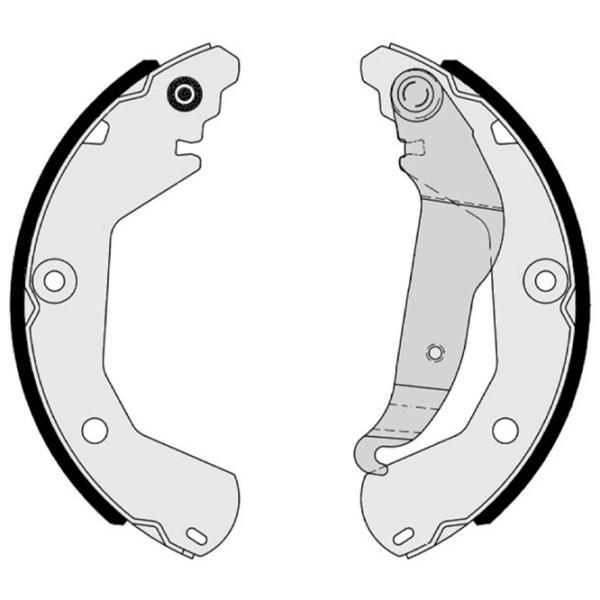 Тормозные колодки Brembo S 10 518 Задние/ Барабанные photo 2
