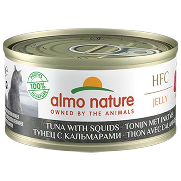 Корм для кошек влажный Almo Nature HFC Jelly 9019H 0.07 кг/ Тунец, кальмары photo 1 Корм для кошек влажный Almo Nature HFC Jelly 9019H 0.07 кг/ Тунец, кальмары photo 1