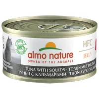 Корм для кошек влажный Almo Nature HFC Jelly 9019H 0.07 кг/ Тунец, кальмары