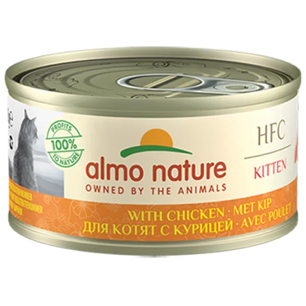 Корм для кошек влажный Almo Nature HFC Natural 9105H 0.07 кг/ Курица photo 1 Корм для кошек влажный Almo Nature HFC Natural 9105H 0.07 кг/ Курица photo 1