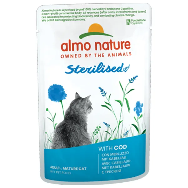 Корм для кошек влажный Almo Nature Nature 5290 0.07 кг/ Рыба photo 1 Корм для кошек влажный Almo Nature Nature 5290 0.07 кг/ Рыба photo 1