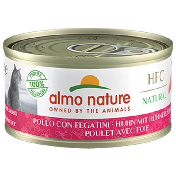 Корм для кошек влажный Almo Nature HFC Natural 9413H 0.07 кг/ Курица, печень photo 1 Корм для кошек влажный Almo Nature HFC Natural 9413H 0.07 кг/ Курица, печень photo 1