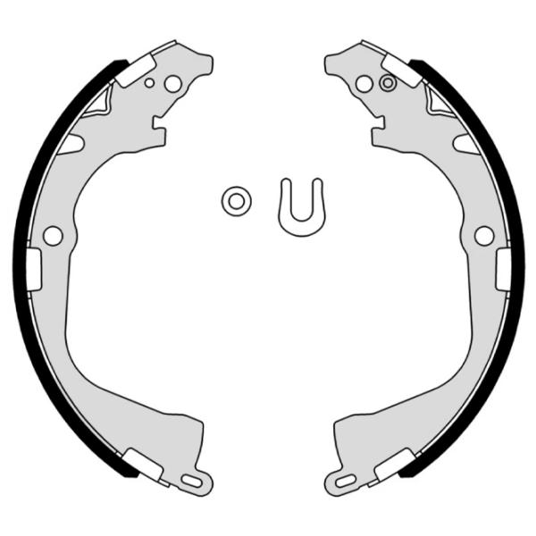 Тормозные колодки Brembo S 85 541 Задние/ Барабанные photo 2 Тормозные колодки Brembo S 85 541 Задние/ Барабанные photo 2