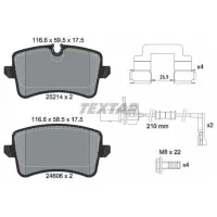 Plăcuțe de frână Textar 2521403 Spate/ Disk photo 2