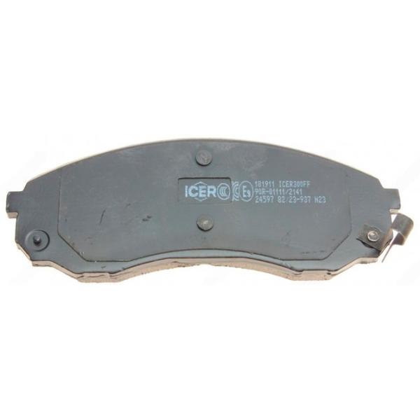 Тормозные колодки Icer 181911 Передние/ Дисковые photo 1 Тормозные колодки Icer 181911 Передние/ Дисковые photo 1
