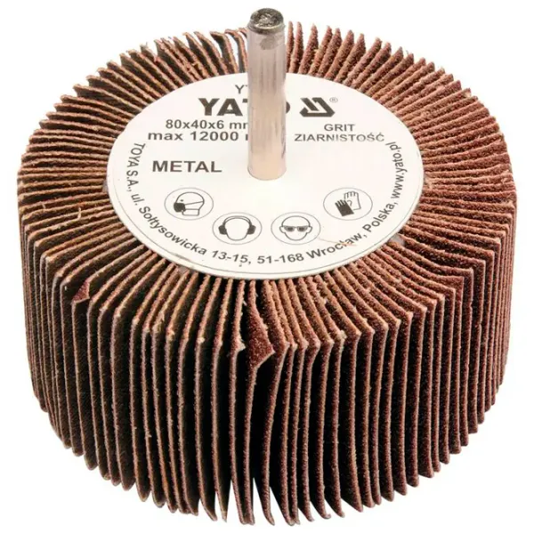 Perie abrzivă Yato YT83384 Acoperiri de vopsea photo 1