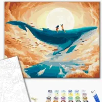 Pictură pe numere BrushMe Marea aventură G594 50 x 40 cm/ Orizontală photo 2