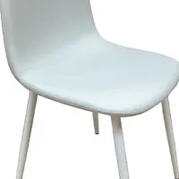 Scaun de bucătărie Magnus C1703 Velur/ White photo 3