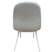 Scaun de bucătărie Magnus C1703 Velur/ White photo 4