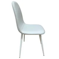 Scaun de bucătărie Magnus C1703 Velur/ White photo 5